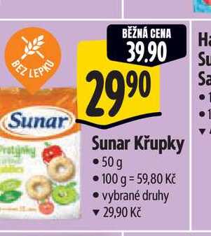   Sunar Křupky  50g  