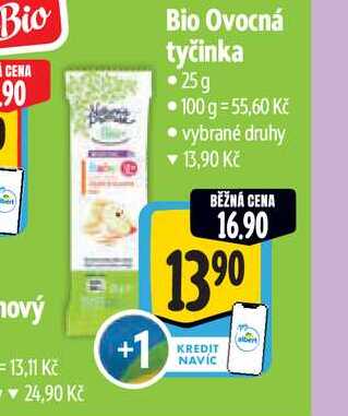  Bio Ovocná tyčinka  25g  
