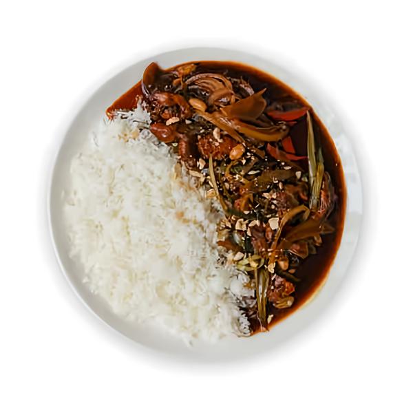 Hotovky by Košík Kuřecí kung pao, jasmínová rýže