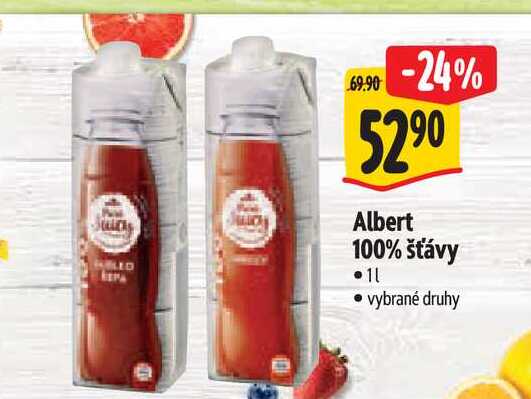 Albert 100% šťávy 1 l