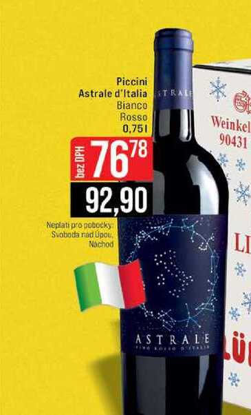 Piccini Astrale d'Italia Bianco Rosso 0,75l