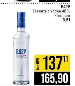 B42V Eccentric vodka 42% Premium 0,5l