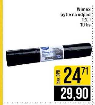 Wimex pytle na odpad 120l 10 ks