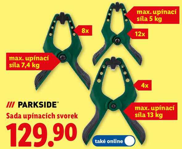 Sada upínacích svorek 