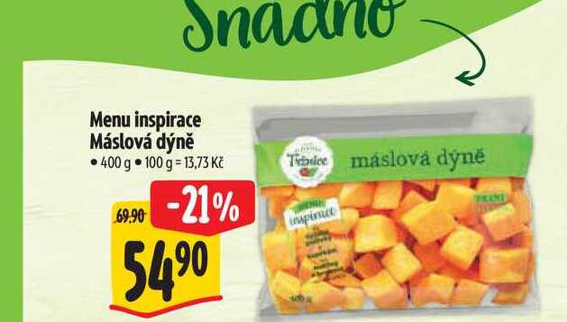   Menu inspirace Máslová dýně  400 g  