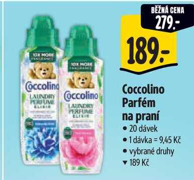 Coccolino Parfém na praní, 20 dávek