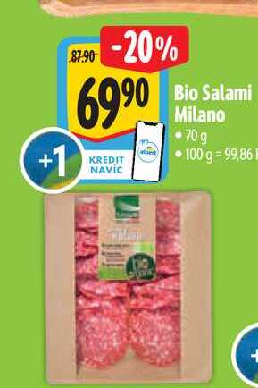 Bio Salam Milano 70 g