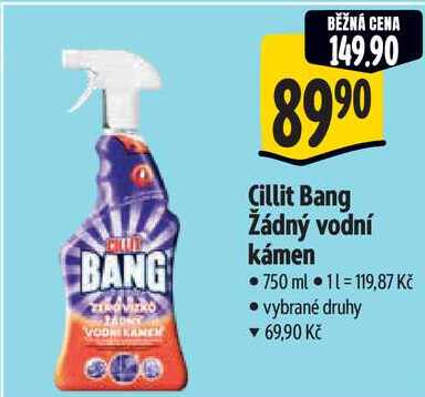 Cillit Bang Žádný vodní kámen, 750 ml