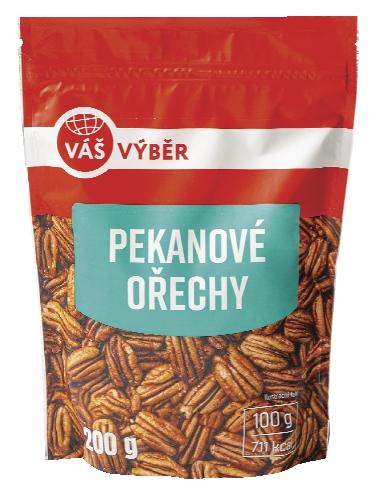 VÁŠ VÝBĚR Pekanové ořechy, 200 g