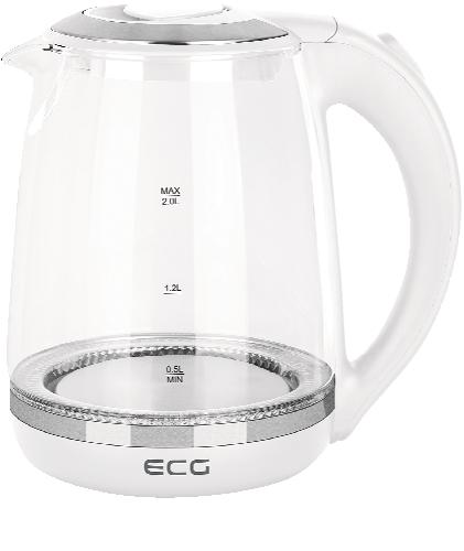 Varná konvice RK 2020 White Glass, 1 KS