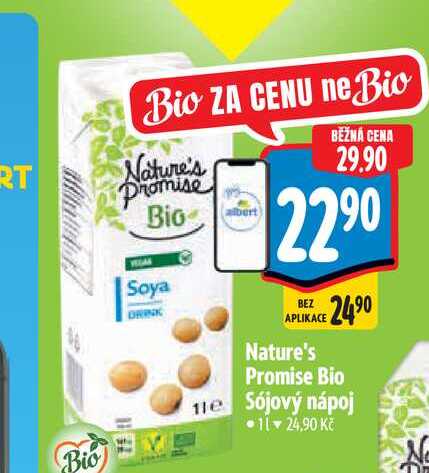  Nature's Promise Bio Sójový nápoj 1 l