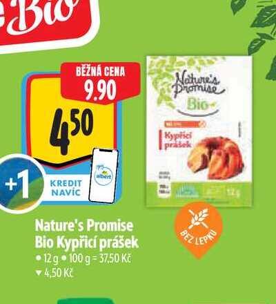  Nature's Promise Bio Kypřicí prášek 12 g 