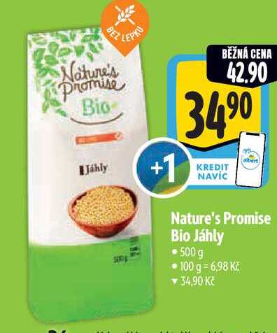  Nature's Promise Bio Jáhly  500 g 