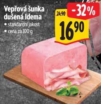 Vepřová šunka dušená Idema, cena za 100 g