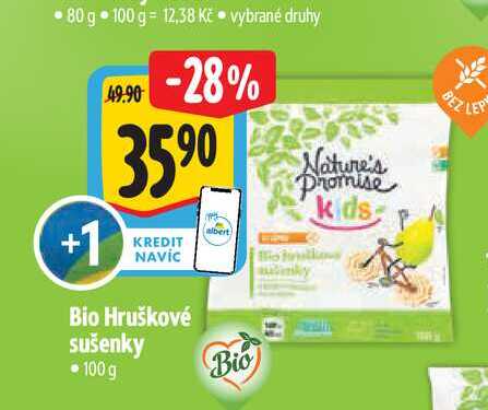   Bio Hruškové sušenky 100 g 