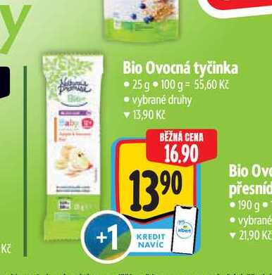   Bio Ovocná tyčinka  25 g 