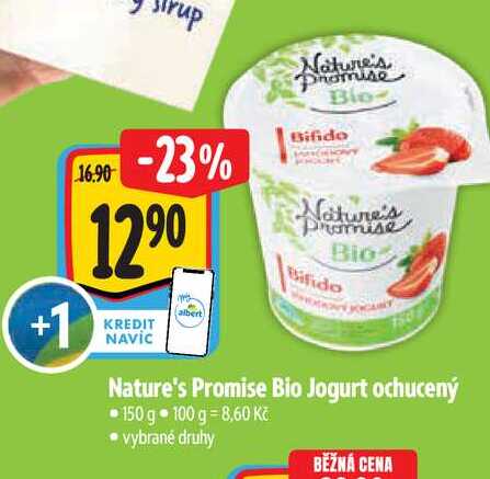   Nature's Promise Bio Jogurt ochucený 150 g 