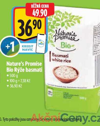 Nature's Promise Bio Rýže basmati 500 g