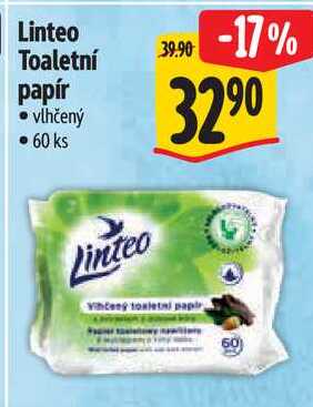 Linteo Toaletní papír, 60 ks