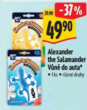 Alexander the Salamander Vůně do auta