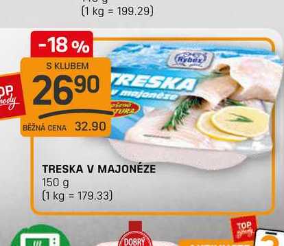 TRESKA V MAJONÉZE 150 g