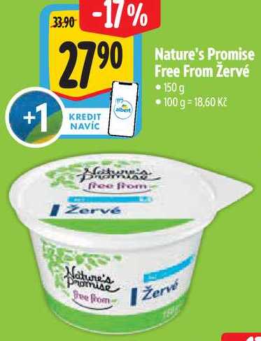 Nature's Promise Free From Žervé, 150 g 