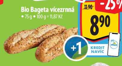 Bio Bageta vícezrnná, 75 g
