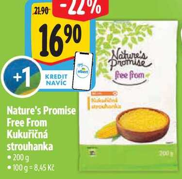 Nature's Promise Free From Kukuřičná strouhanka, 200 g
