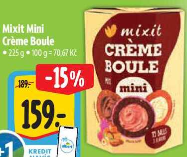 Mixit Mini Crème Boule, 225 g