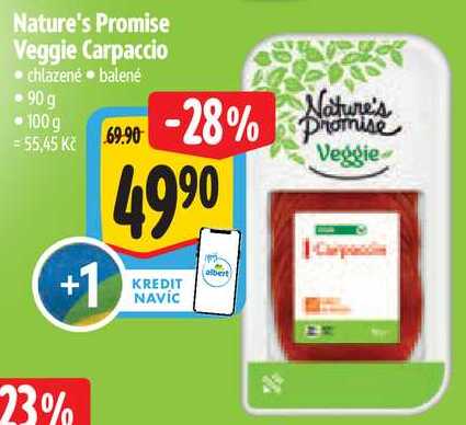 Nature's Promise Veggie Carpaccio, 90 g
