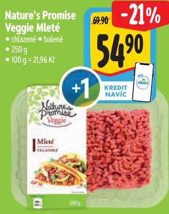 Nature's Promise Veggie Mleté, 250 g