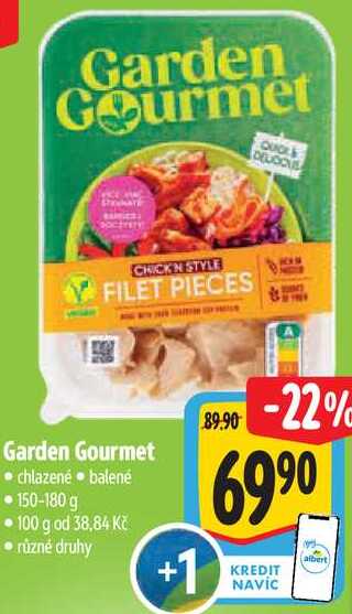 Garden Gourmet, 150-180 g 