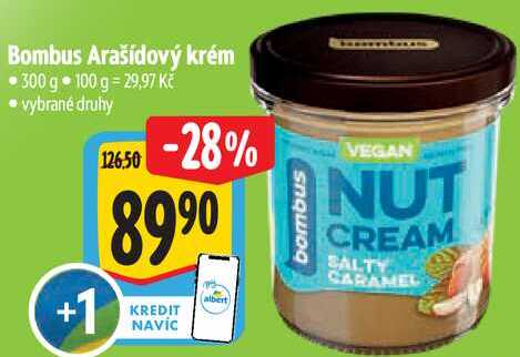 Bombus Arašídový krém, 300 g