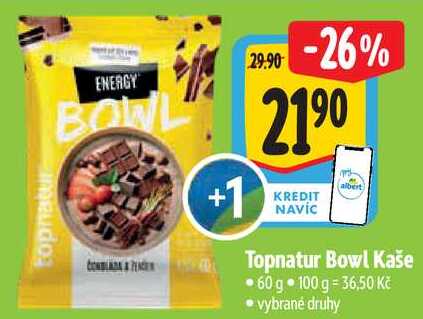 Topnatur Bowl Kaše, 60 g 
