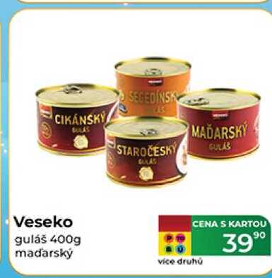 Veseko guláš 400g maďarský 