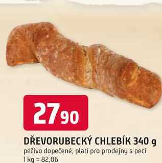 DŘEVORUBECKÝ CHLEBÍK 340 g 