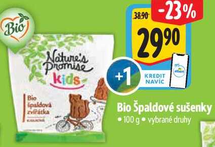 Bio Špaldové sušenky, 100 g 