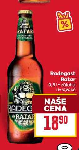 Radegast Ratar 0,5l