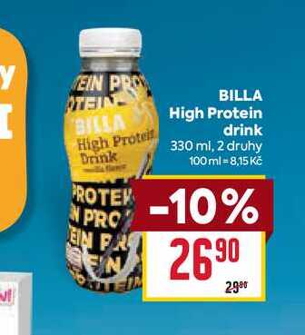 BILLA High Protein drink Drink 330 ml