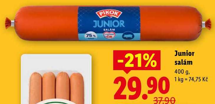 Junior salám, 400 g