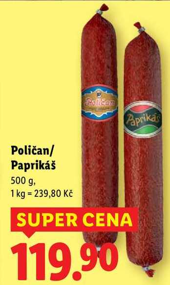 Poličan/Paprikáš, 500 g