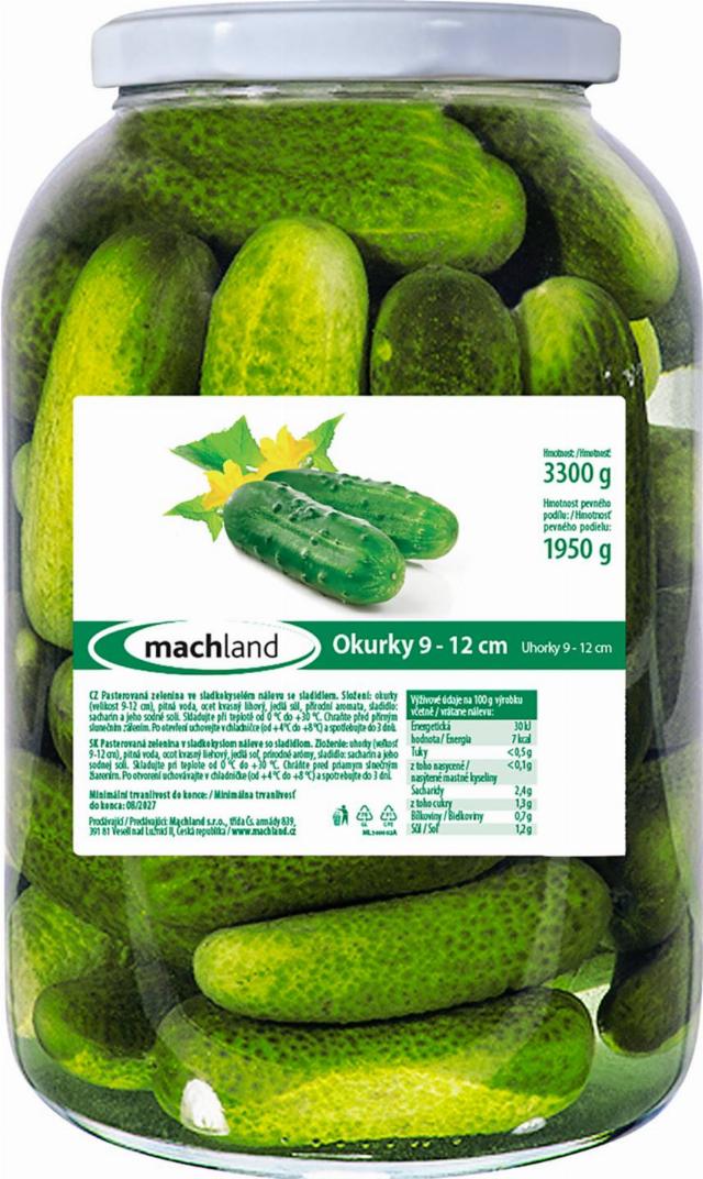 Machland Okurky 9-12 cm