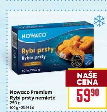 Nowaco Premium Rybí prsty nemleté 250 g
