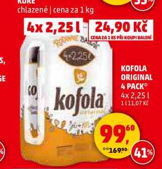 KOFOLA ORIGINAL 4 PACK, 4x 2,25 l