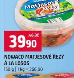 NOWACO MATJESOVÉ ŘEZY Á LA LOSOS 150 g