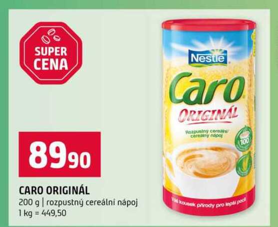 CARO ORIGINÁL 200 g rozpustný cereální nápoj 