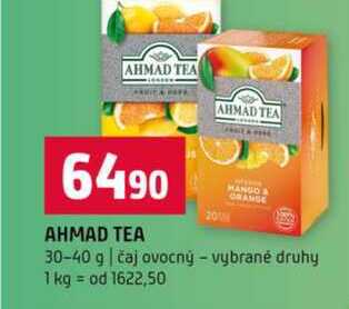 AHMAD TEA 30-40 g čaj ovocný vybrané druhy 