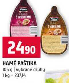HAMÉ PAŠTIKA 105 g vybrané druhy