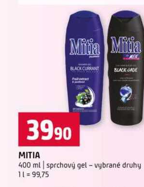 MITIA 400 ml sprchový gel vybrané druhy 