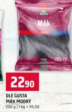 DLE GUSTA MÁK MODRÝ 200 g 